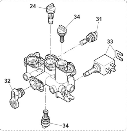 Модуль гидравлический 24v 60hz для RS1