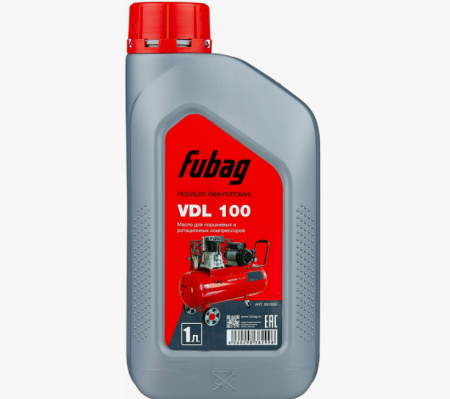 Масло для поршневых компрессоров FUBAG VDL 100 (1л)